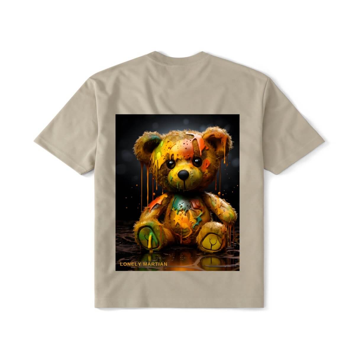 LONELY MARTIAN ACID BEAR T-SHIRTS - Lonely MartianLonely MartianALMONDSLONELY MARTIAN ACID BEAR T-SHIRTS