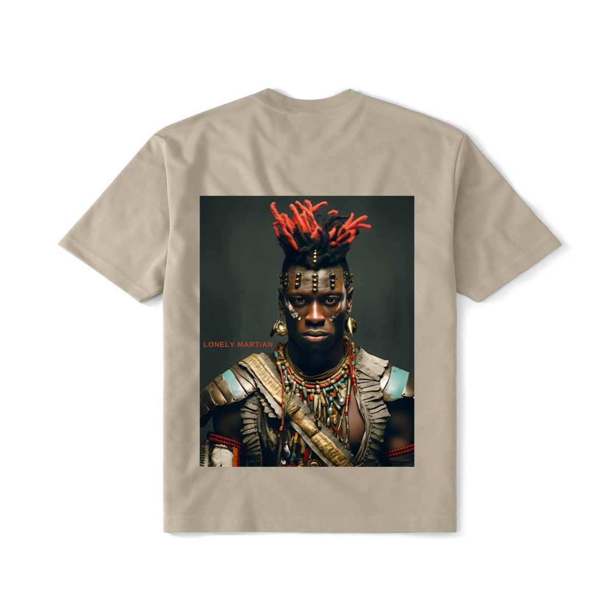 LONELY MARTIAN AFRICAN KING T-SHIRTS - Lonely MartianLonely MartianALMONDSLONELY MARTIAN AFRICAN KING T-SHIRTS