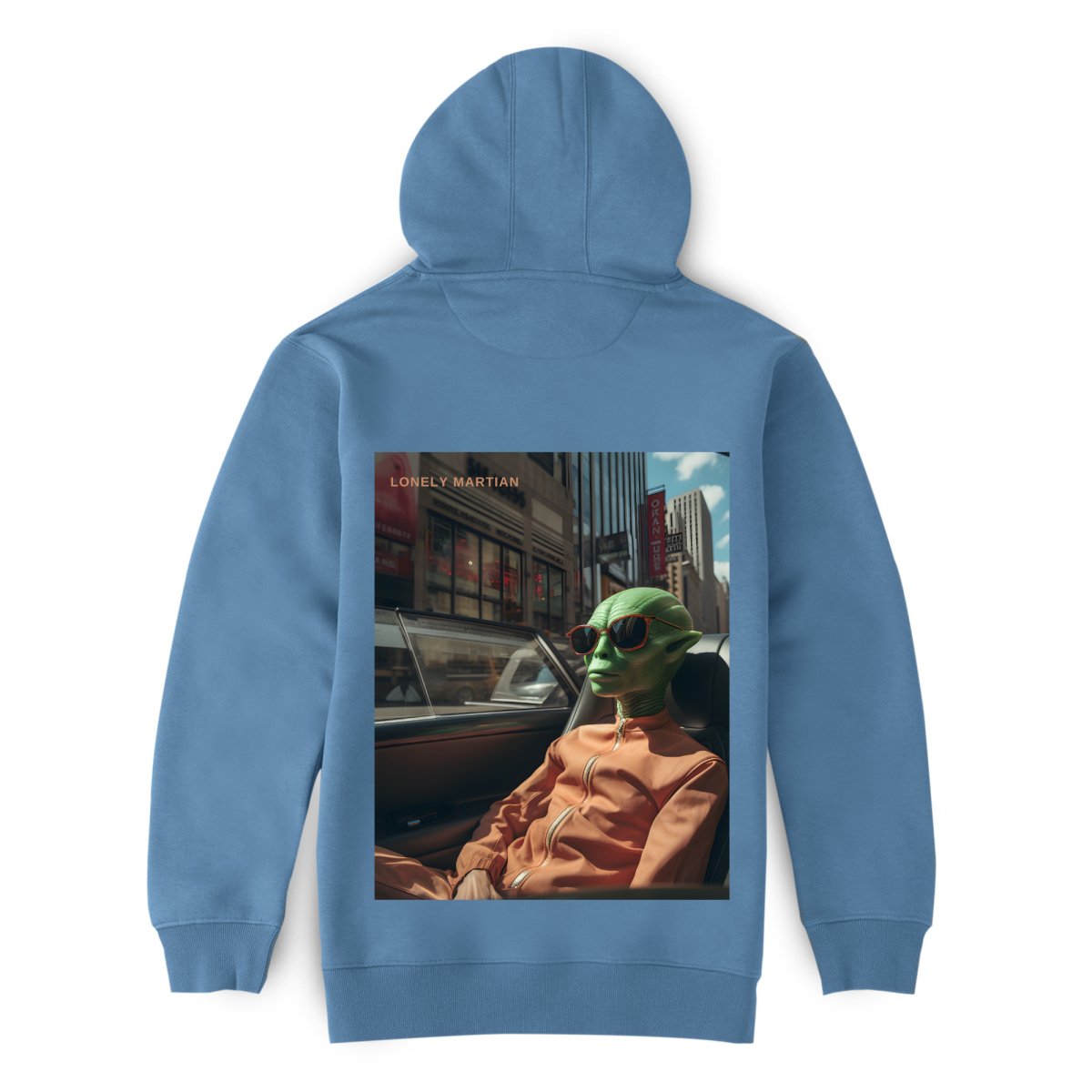 LONELY MARTIAN OPEN ROOF NYC HOODIES - Lonely MartianLonely MartianCLOUD BLUESLONELY MARTIAN OPEN ROOF NYC HOODIES