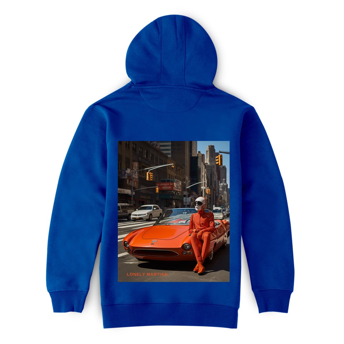 LONELY MARTIAN RED CONVERTIBLE HOODIES - Lonely MartianLonely MartianROYAL BLUESLONELY MARTIAN RED CONVERTIBLE HOODIES